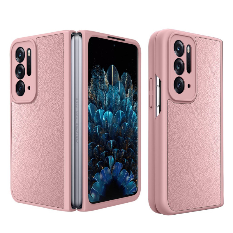 Oppo Find N Style Leder Litchi Cover mit Screen Protector