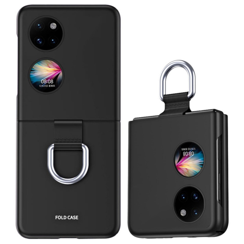 Huawei P50 Pocket Skin-Touch Cover mit Ring