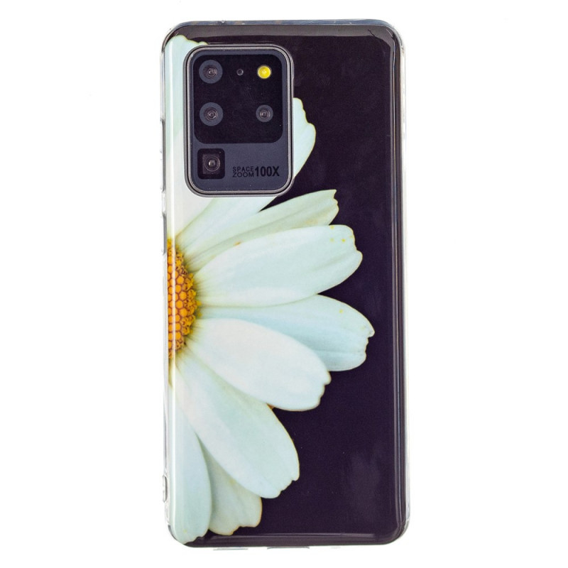 Samsung Galaxy S20 Ultra Series Cover Fluoreszierende Blumen