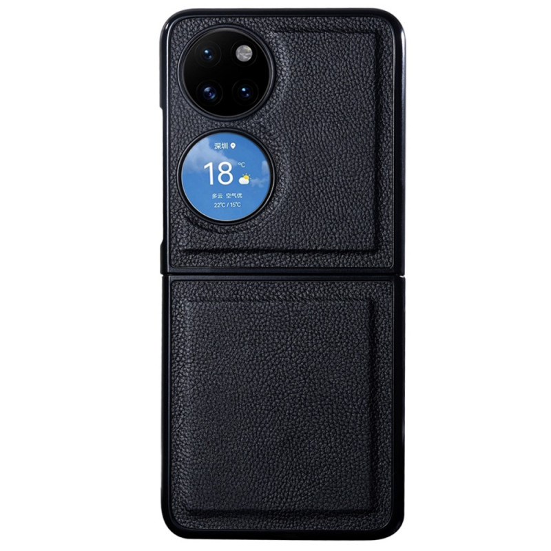 Huawei P50 Pocket Cover Echtleder Design