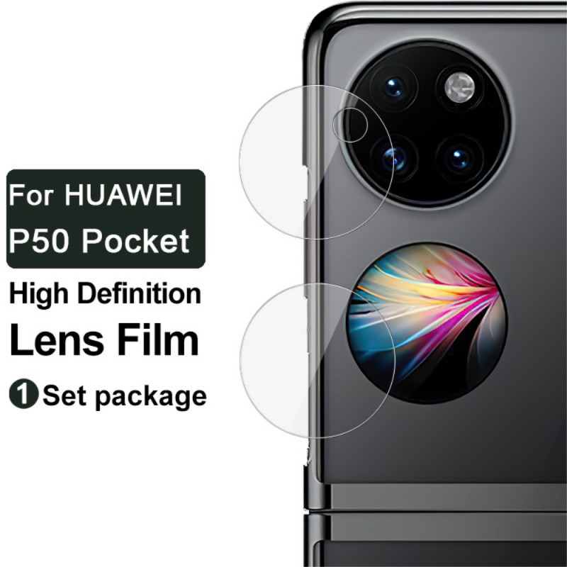 Schutzlinse aus gehärtetem Glas für Huawei P50 Pocket IMAK