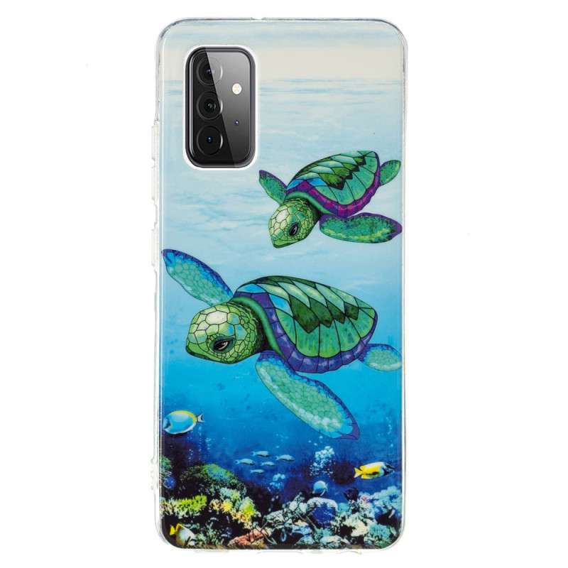 Samsung Galaxy A72 4G / A72 5G Schildkröten Cover Fluoreszierend