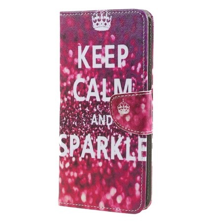 Sony Xperia XA1 Ultra Keep Calm and Sparkle Hülle