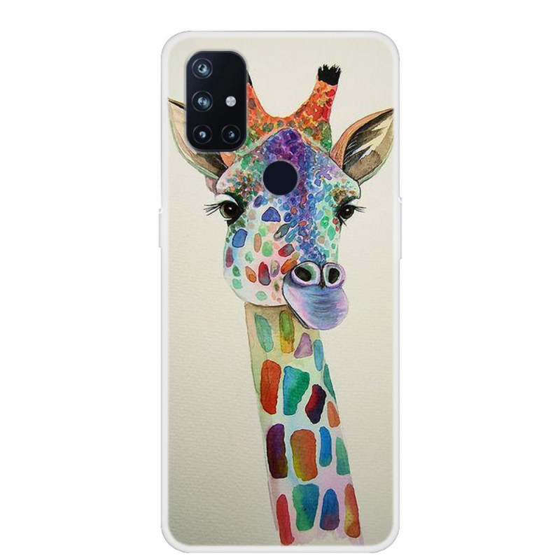 OnePlus Nord N10 Giraffe Cover Farbig