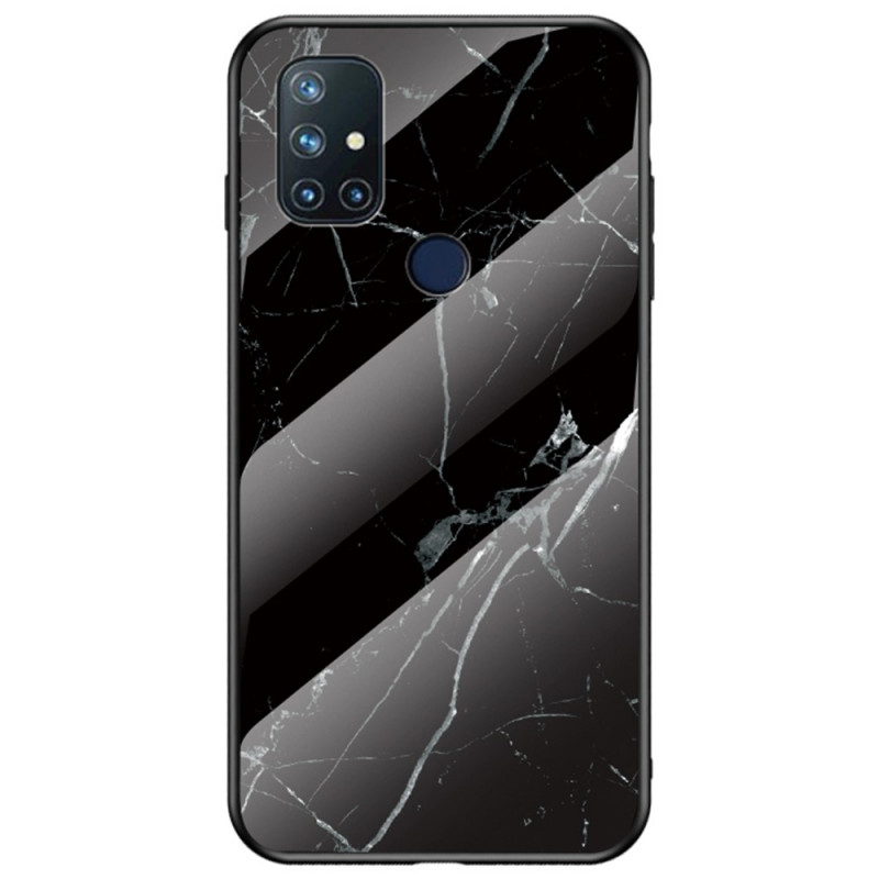Cover OnePlus Nord N10 Gehärtetes Glas Marble Colors