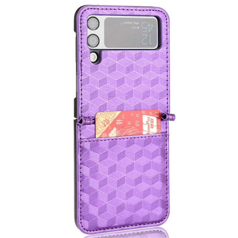 Samsung Galaxy Z Flip 3 5G Cover Kartenhalter 3D Design