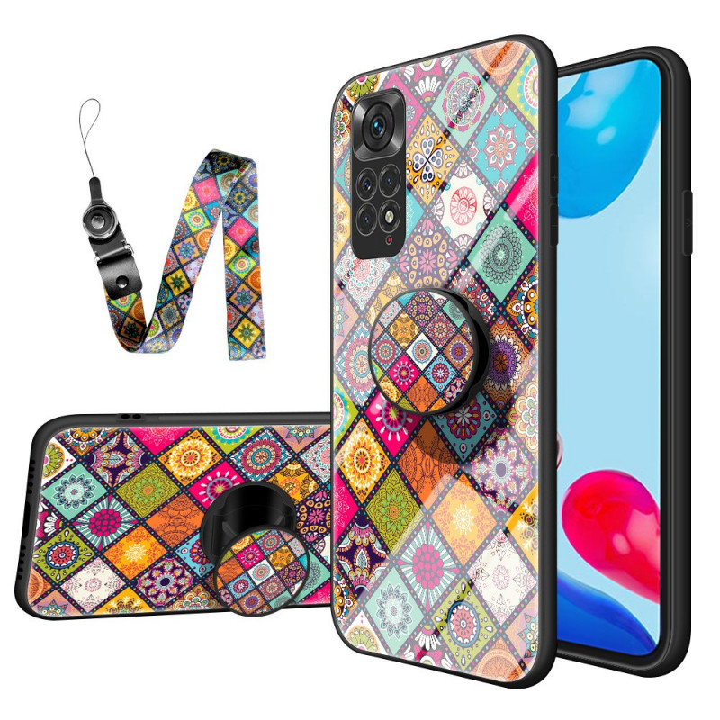 Xiaomi Redmi Note 11 / 11s Cover Magnetische Halterung Patchwork