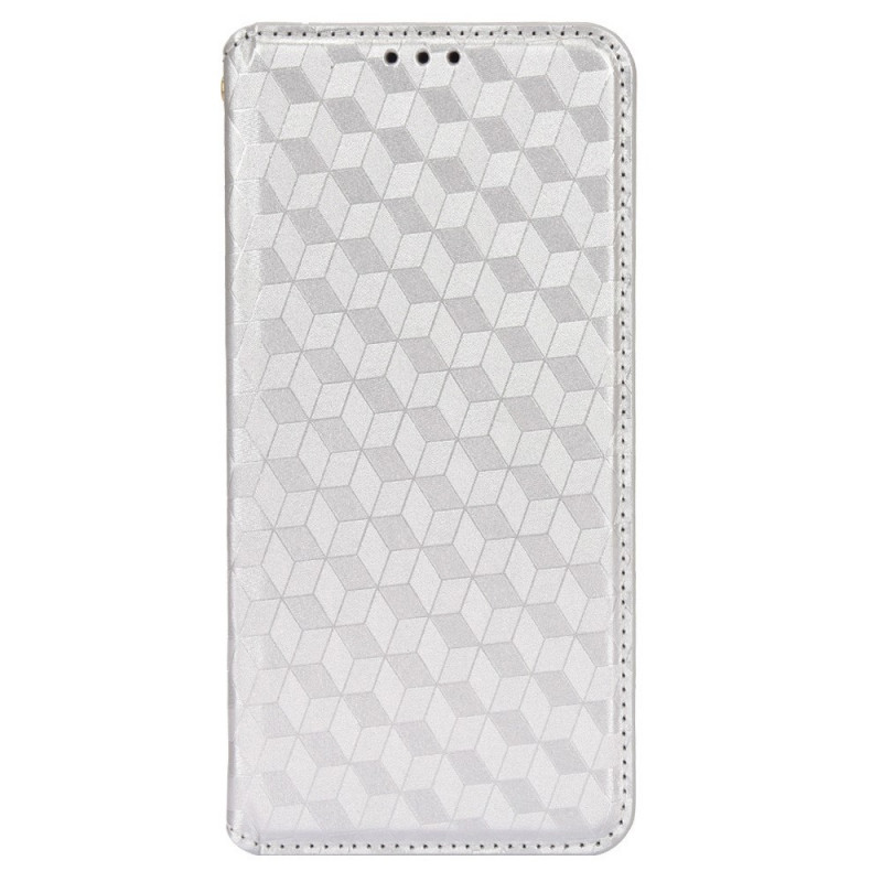 Flip Cover OnePlus Nord N100 Lederoptik 3D-Diamanten