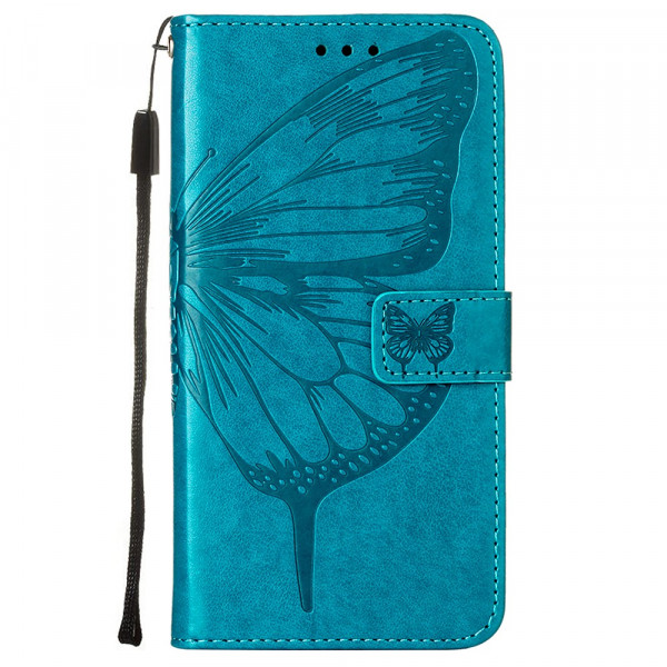 Xiaomi 11 Lite 5G NE/Mi 11 Lite 4G/5G Schmetterling Design Tasche mit Lanyard
