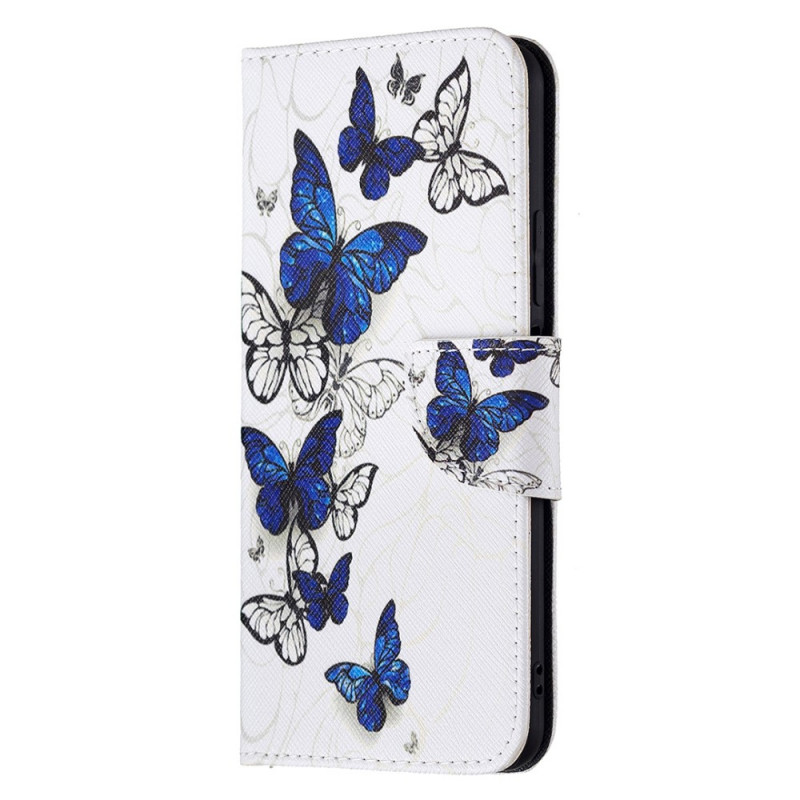 Xiaomi 11 Lite 5G NE/Mi 11 Lite 4G/5G Hülle Fliegende Schmetterlinge