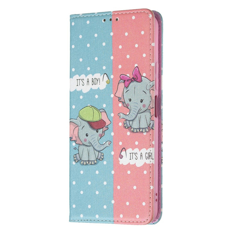 Flip Cover Xiaomi 11 Lite 5G NE/Mi 11 Lite 4G/5G Elefantenbabys