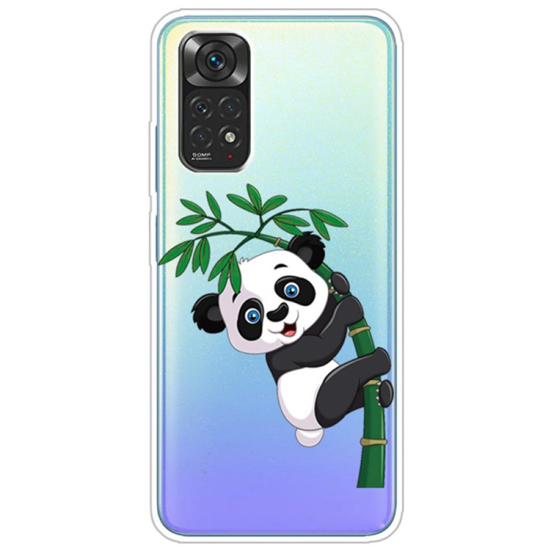 Xiaomi Redmi Note 11 / 11s Panda Cover Auf Bambus