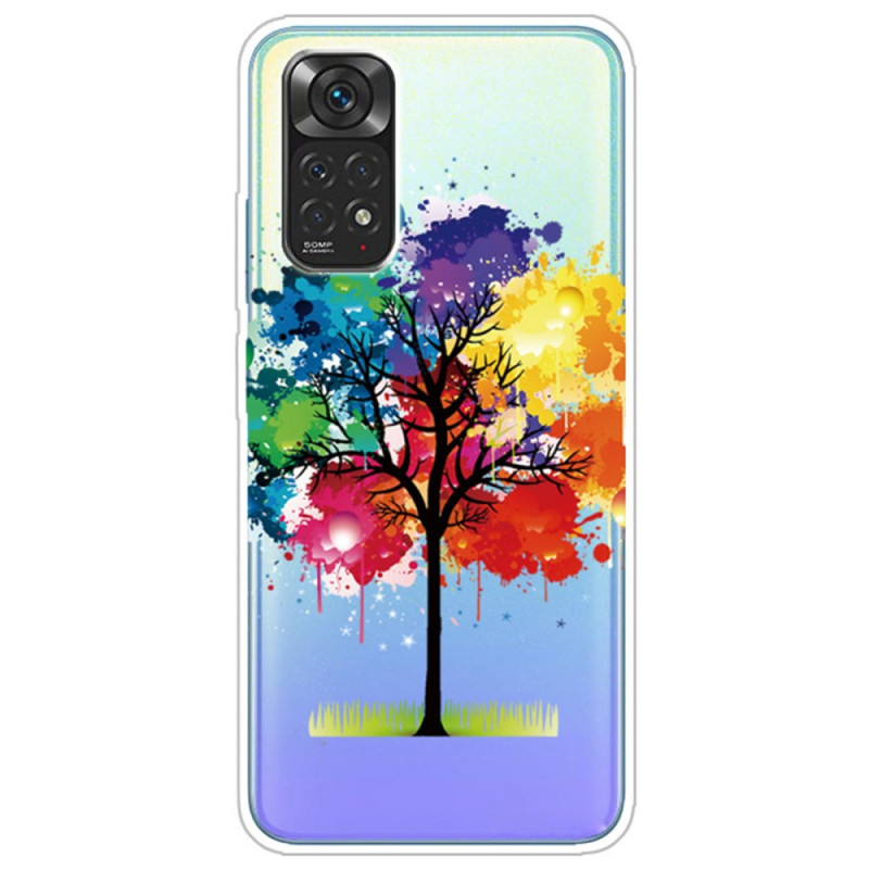 Coque Xiaomi Redmi Note 11 / 11s Transparente Arbre Aquarelle