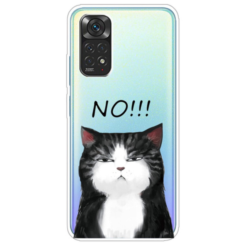 Xiaomi Redmi Note 11 / 11s Cover Die Katze, die Nein sagt