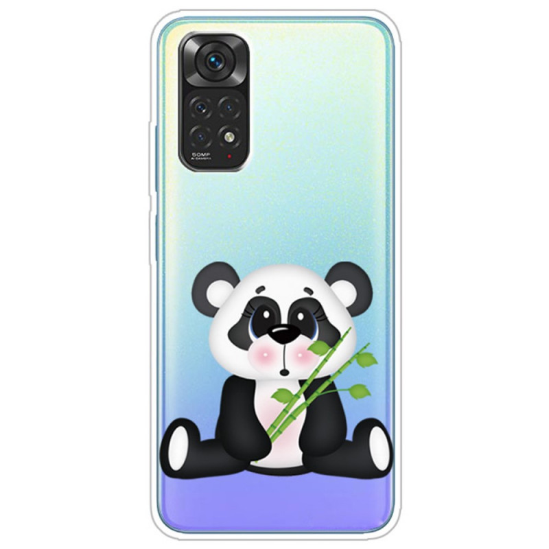 Xiaomi Redmi Note 11 / 11s Transparent Trauriger Panda Cover