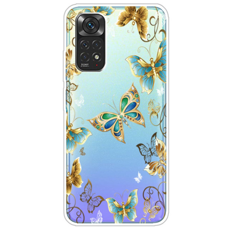 Xiaomi Redmi Note 11 / 11s Cover Schmetterlingsflug