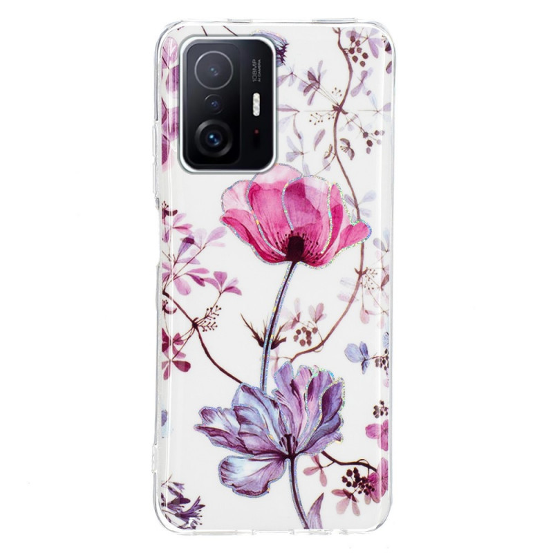 Xiaomi 11T / 11T Pro Cover Glänzende Blumen