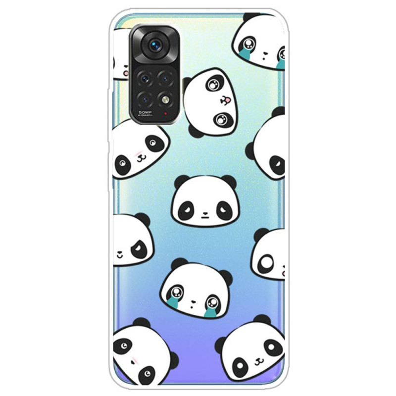 Xiaomi Redmi Note 12 Pro 4G/Note 11 Pro/11 Pro 5G Cover Sentimentale Pandas