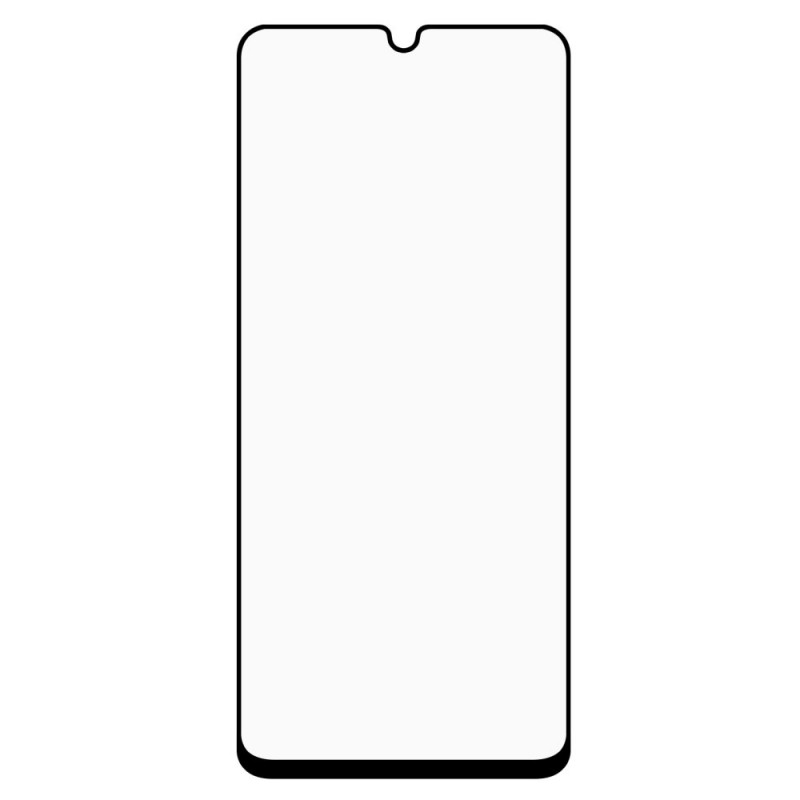 Samsung Galaxy A33 5G Displayschutz aus gehärtetem Glas mit schwarzen Konturen