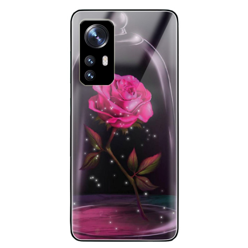 Xiaomi 12 / 12X / 12S Hülle aus gehärtetem Glas Magic Pink