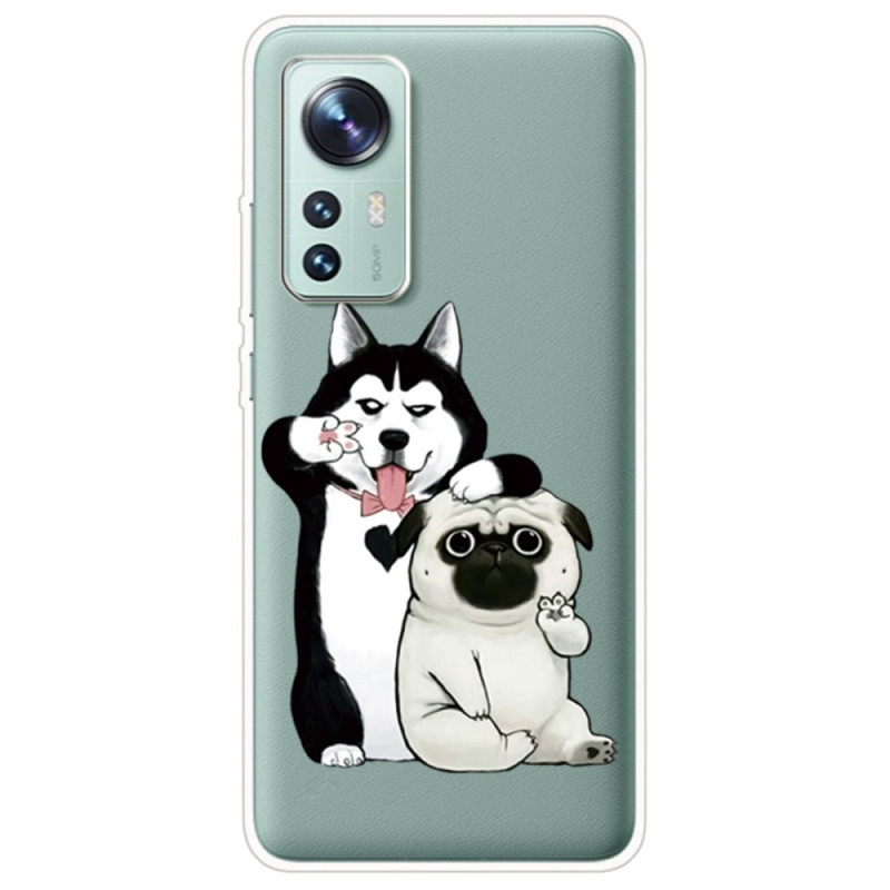 Xiaomi 12 / 12X / 12S Cover Lustige Hunde