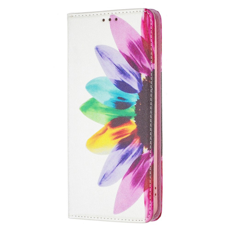 Flip Cover Samsung Galaxy A53 5G Blume Aquarell