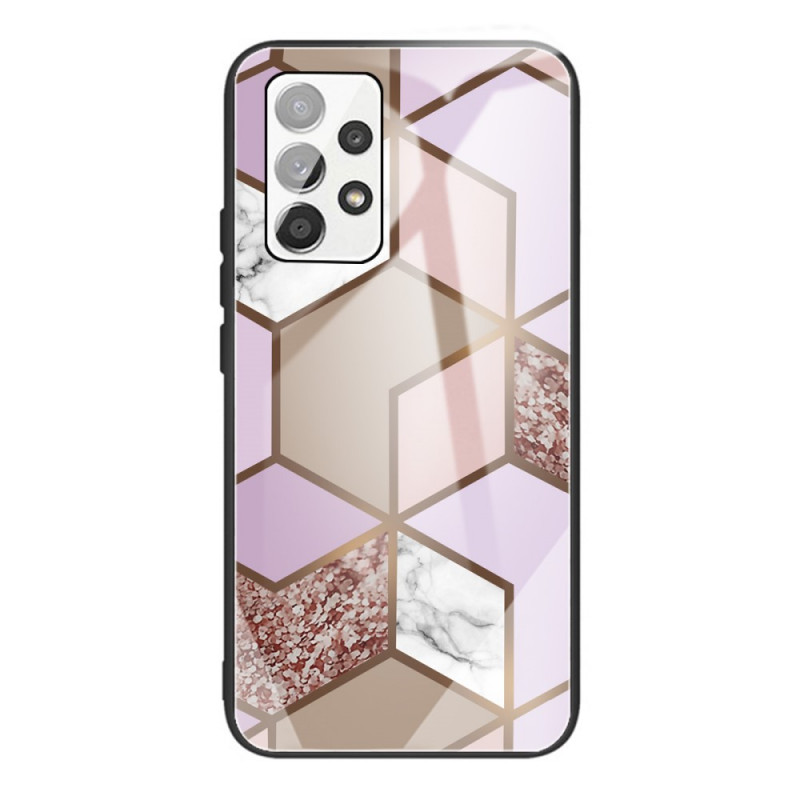 Samsung Galaxy A53 5G Panzerglas Marmor Geometrie Cover