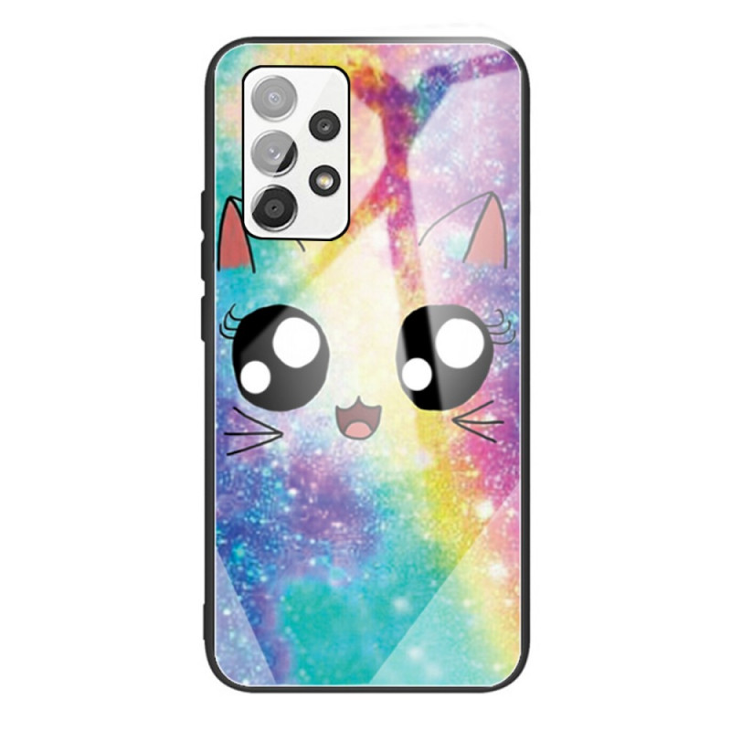 Samsung Galaxy A53 5G Panzerglas Cover Katze