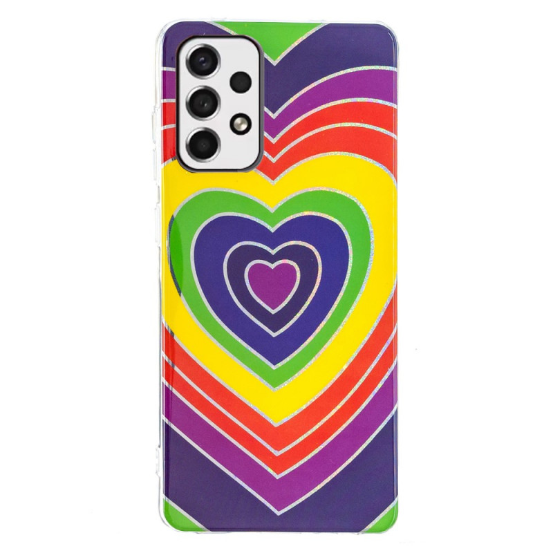 Samsung Galaxy A53 5G Cover Psychedelic Herz