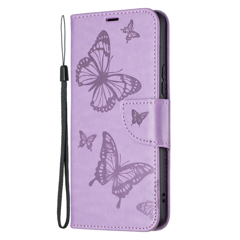 Samsung Galaxy A53 5G Schmetterling Riemchen Tasche