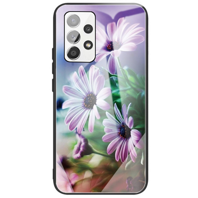 Samsung Galaxy A33 5G Panzerglas Cover Blumen