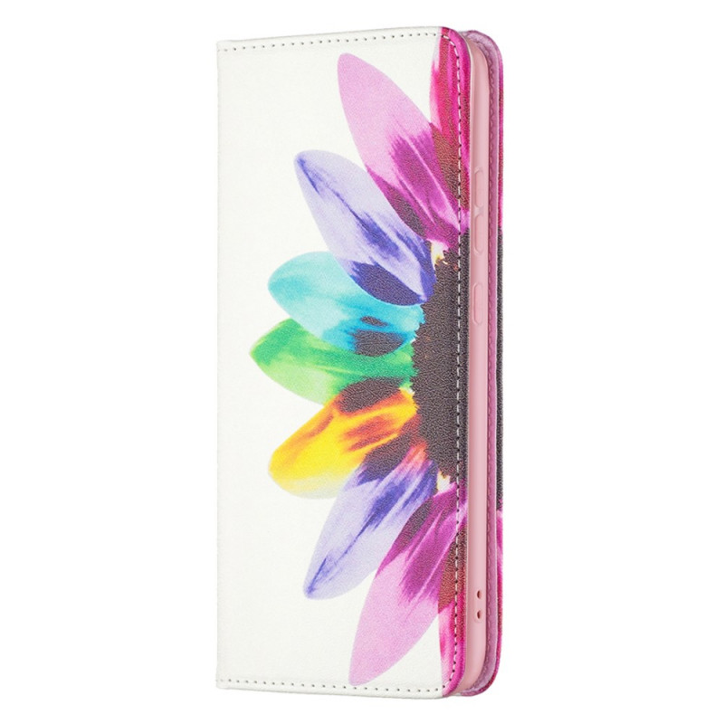 Flip Cover Samsung Galaxy A33 5G Blume Aquarell