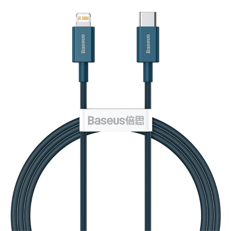 BASEUS USBC + LIGHTNING 1 Meter Ladekabel