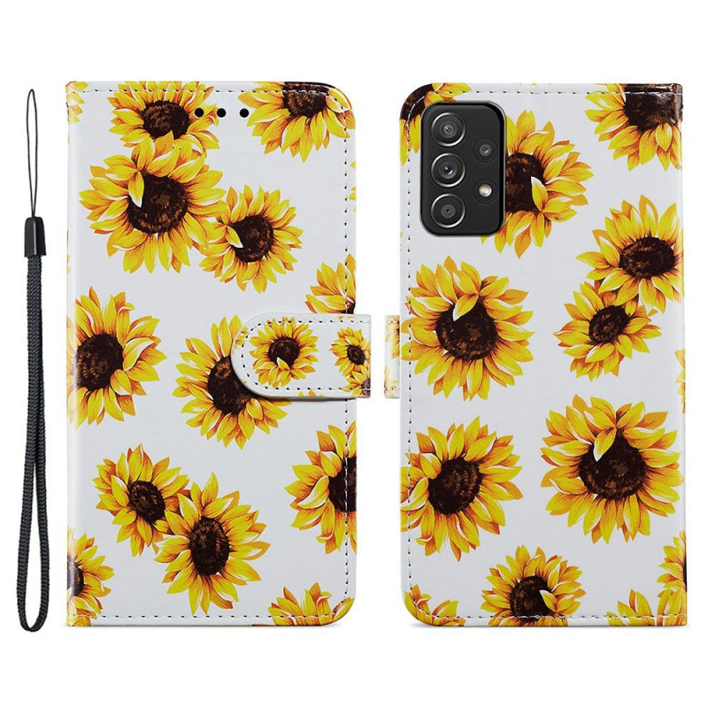 Hülle Samsung Galaxy A33 5G Sonnenblumen
