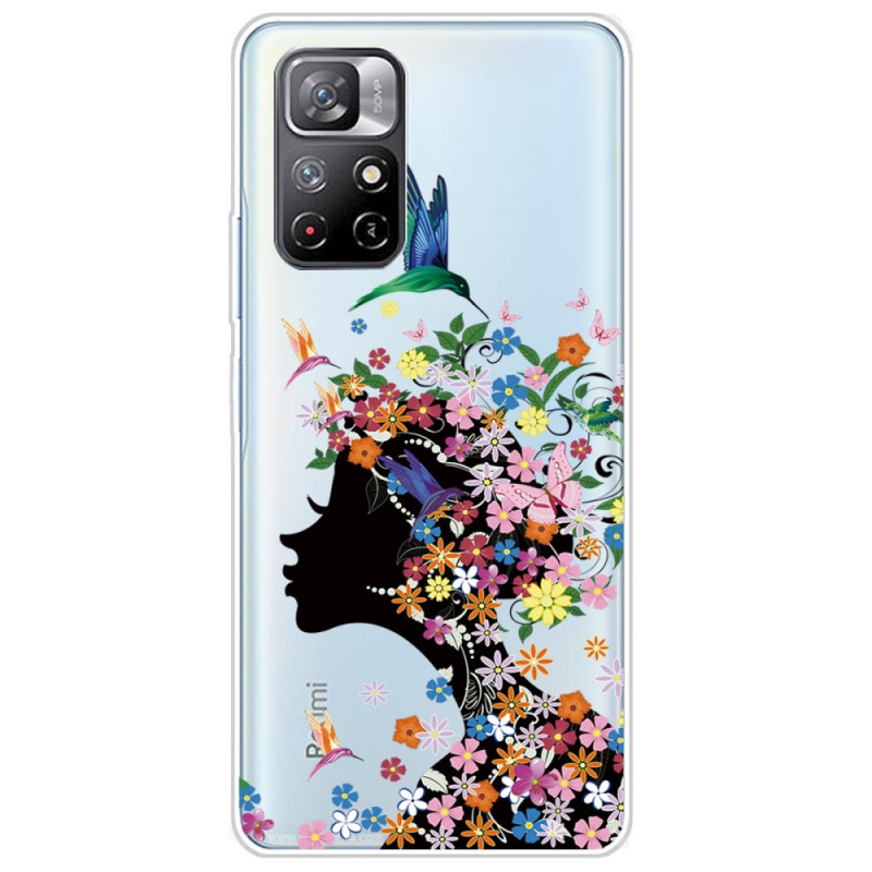 Xiaomi Redmi Note 11 Pro Plus 5G Cover Hübscher Blumenkopf