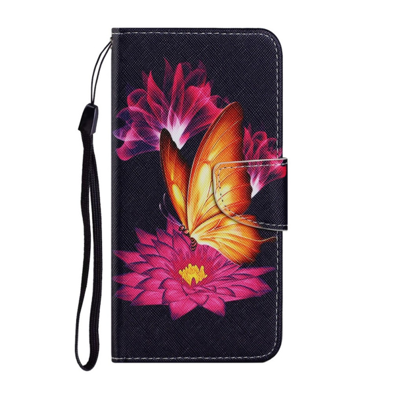 Xiaomi Redmi Note 11 Pro Plus 5G Schmetterling und Lotus Tasche