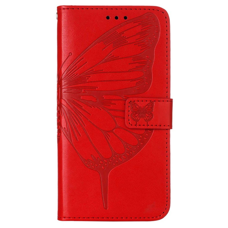 Xiaomi Redmi Note 11 Pro Plus 5G Schmetterling Design Tasche mit Trageriemen
