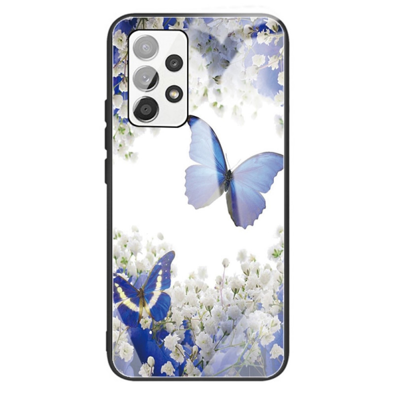 Samsung Galaxy A13 Panzerglas Cover Schmetterlinge Design
