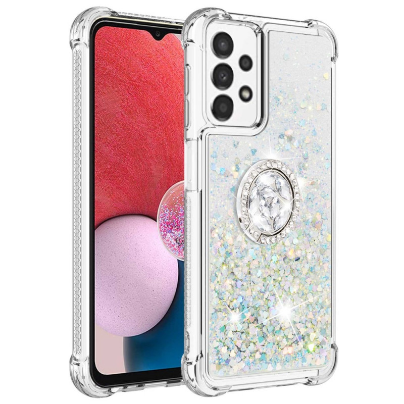 Samsung Galaxy A13 Glitter Cover mit Ringhalter