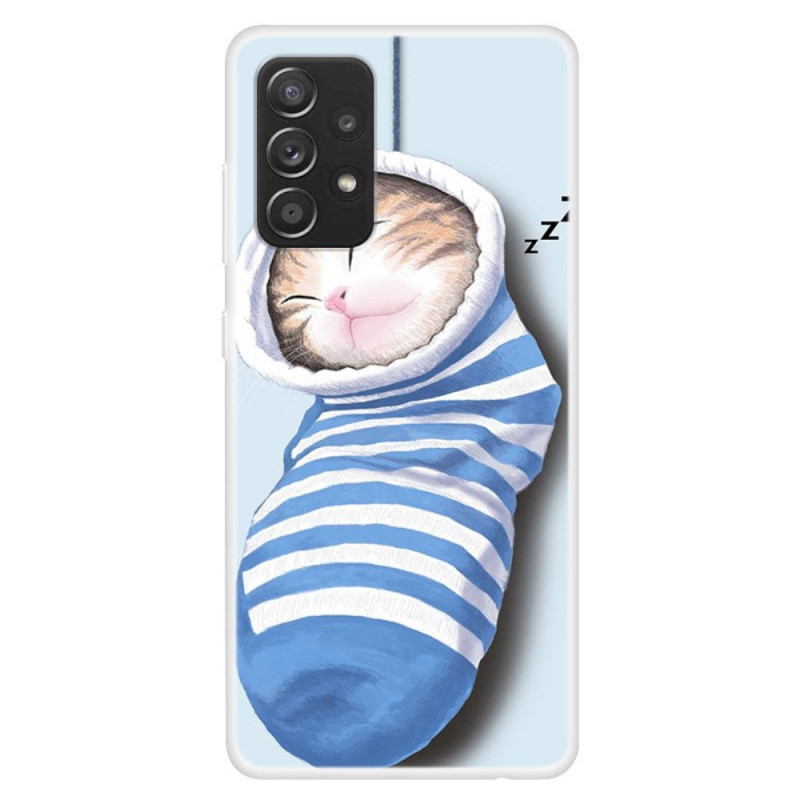 Samsung Galaxy A13 Cover Schlafendes Kätzchen