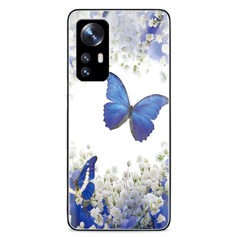 Cover Xiaomi 12 Pro Panzerglas Königliche Schmetterlinge