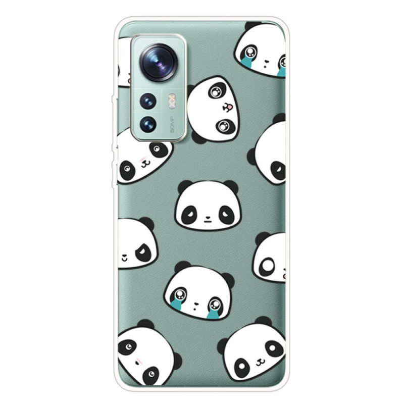 Xiaomi 12 Pro Pandaköpfe Cover
