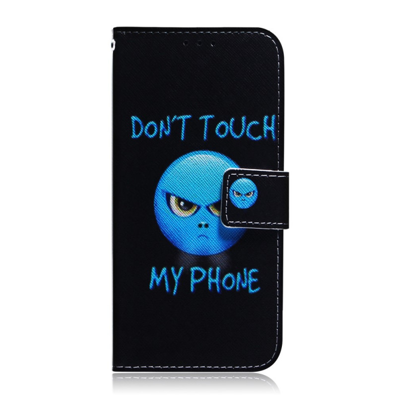 Samsung Galaxy M52 5G Don't Touch my Phone Hülle Blau