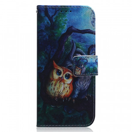 Hülle Realme 9i Eulenmalerei