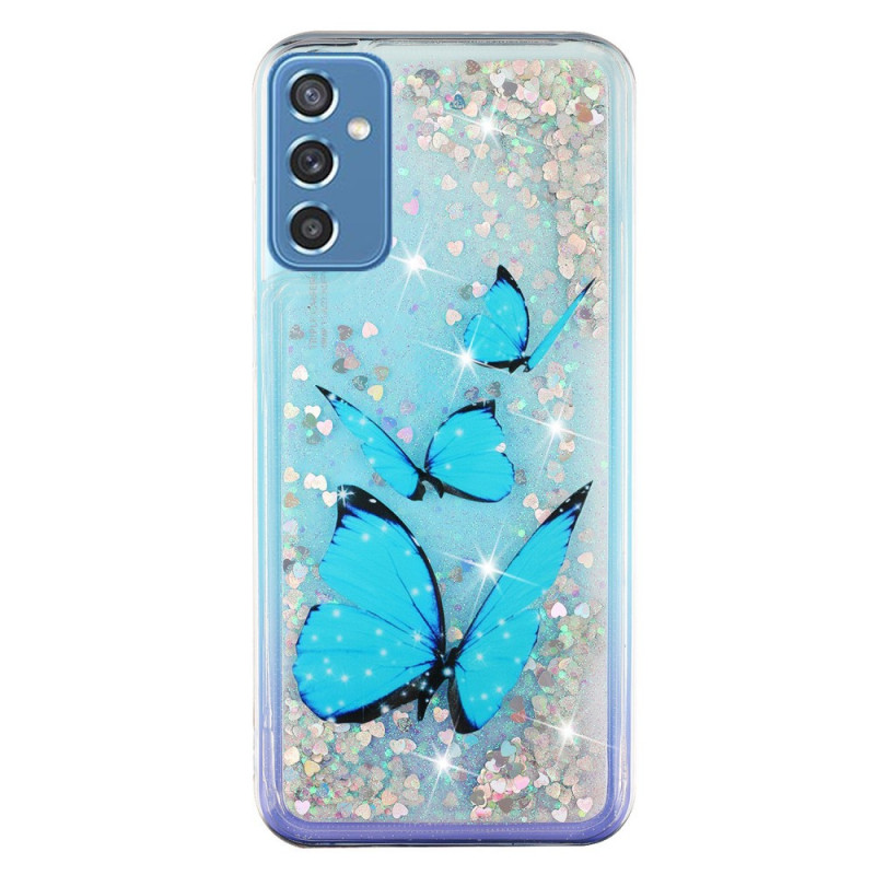 Samsung Galaxy M52 5G Schmetterling Saphir Cover
