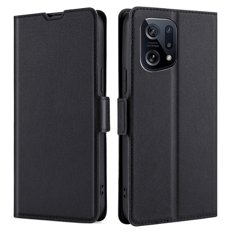 Oppo Find X5 Klappe Double Design Hülle