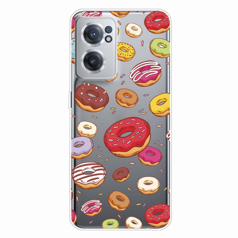 OnePlus Nord CE 2 5G Cover Verrückte Donuts
