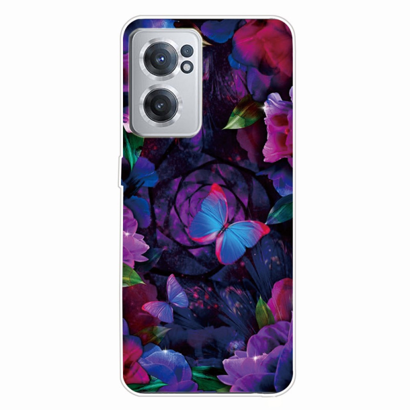 OnePlus Nord CE 2 5G Schmetterling Effervescent Cover
