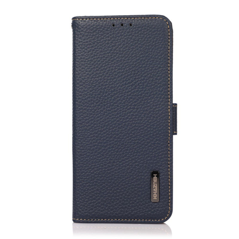 Sony Xperia 1 IV Leder Litschi KHAZNEH RFID Tasche