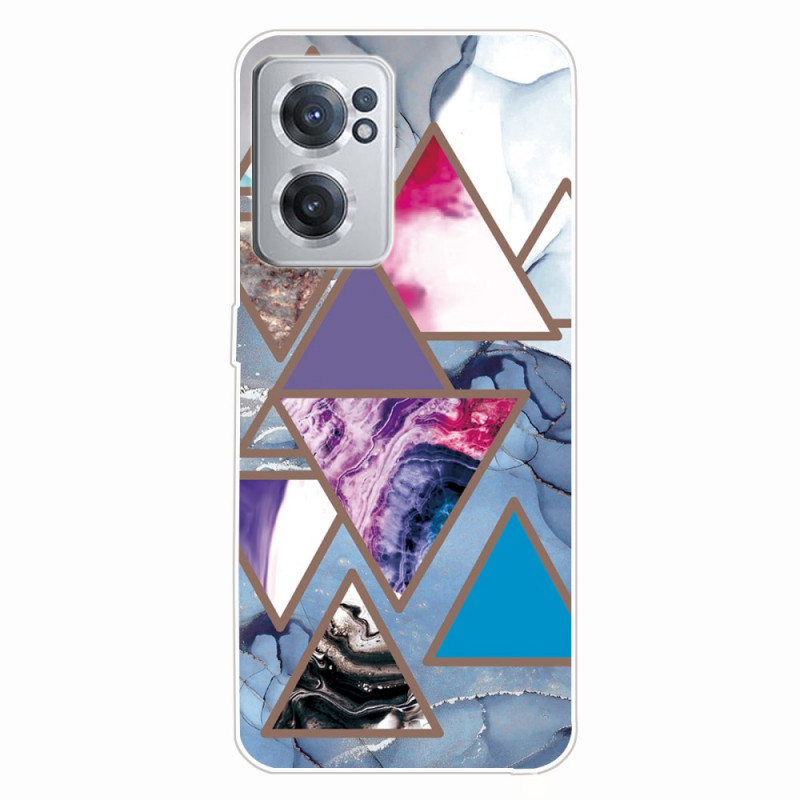 OnePlus Nord CE 2 5G Cover Geometrie Mehrfarbig